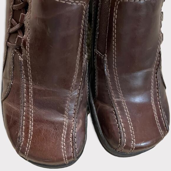 Aldo Women's Wedge Brown Frinuma Booties Size 9 - Picture 5 of 10